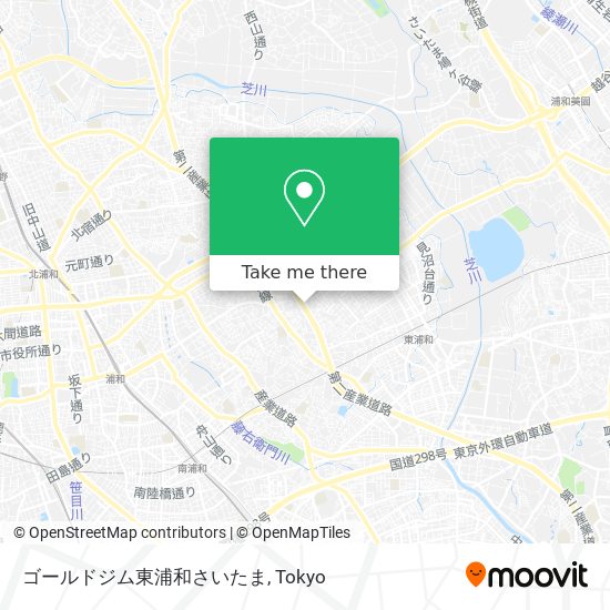 ゴールドジム東浦和さいたま map