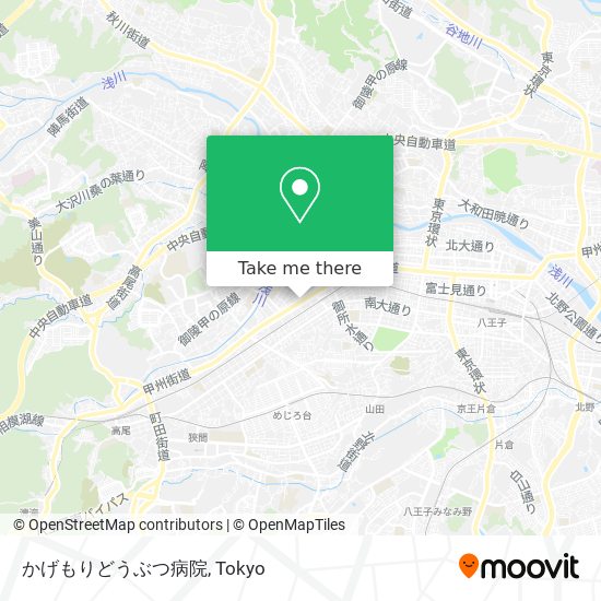 かげもりどうぶつ病院 map