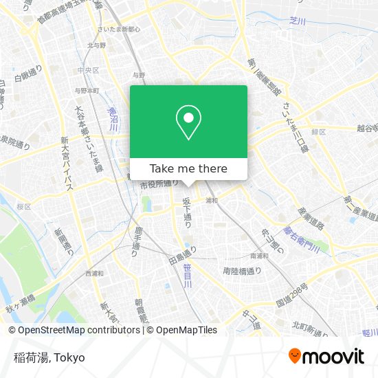 稲荷湯 map