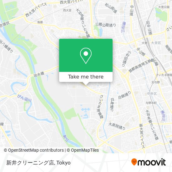 新井クリーニング店 map