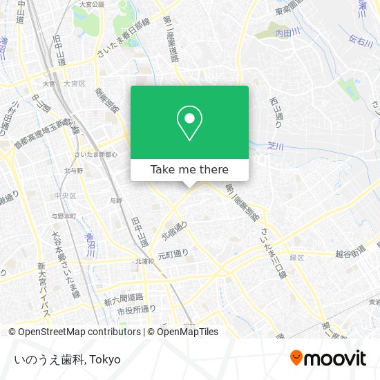 いのうえ歯科 map