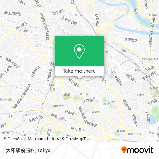 大塚駅前歯科 map