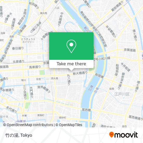 竹の湯 map