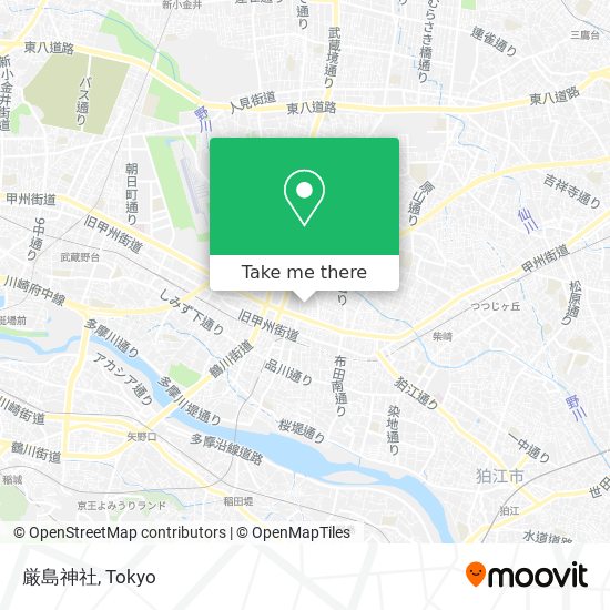 厳島神社 map