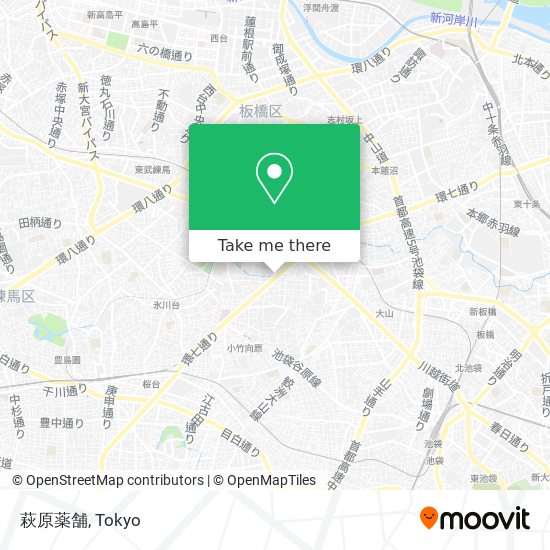 萩原薬舗 map