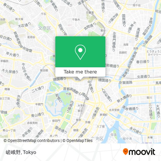 嵯峨野 map