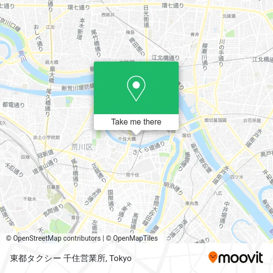 東都タクシー 千住営業所 map