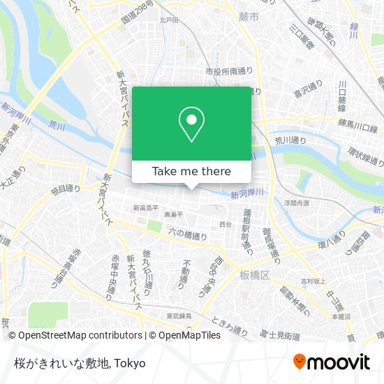 桜がきれいな敷地 map