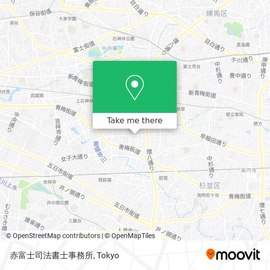 赤富士司法書士事務所 map