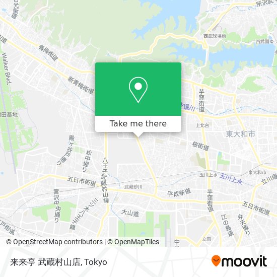 来来亭 武蔵村山店 map