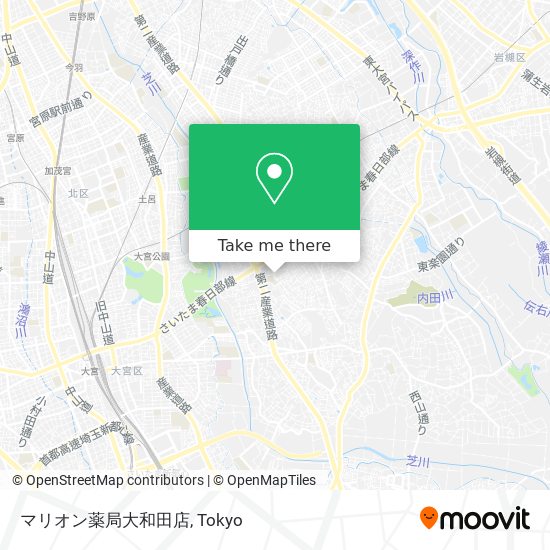 マリオン薬局大和田店 map