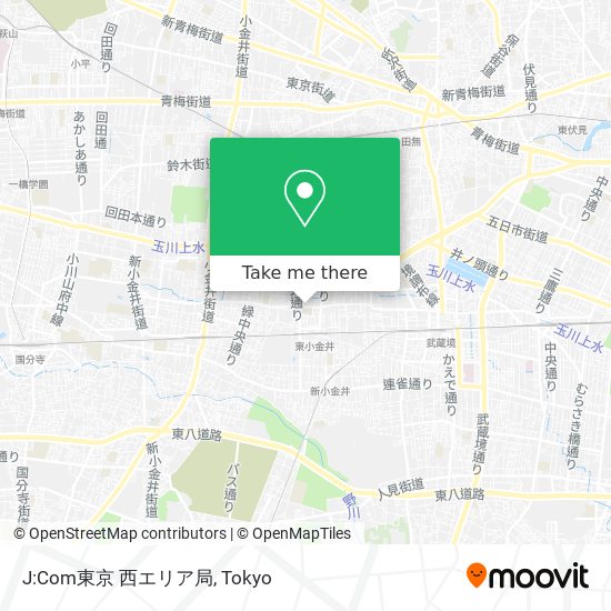 J:Com東京 西エリア局 map