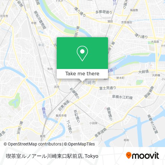 喫茶室ルノアール川崎東口駅前店 map