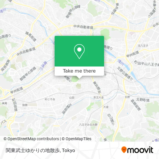 関東武士ゆかりの地散歩 map