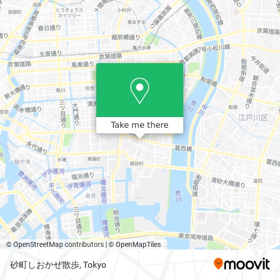 砂町しおかぜ散歩 map