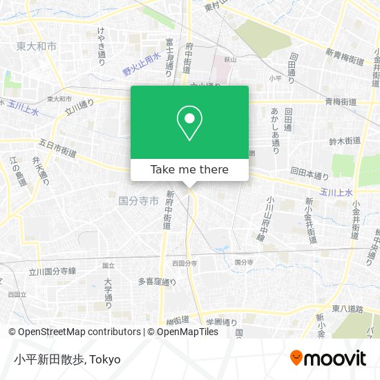 小平新田散歩 map