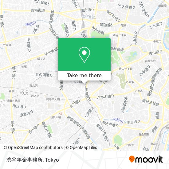 渋谷年金事務所 map