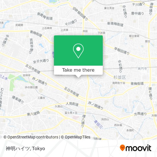 神明ハイツ map