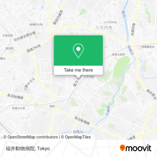 福井動物病院 map