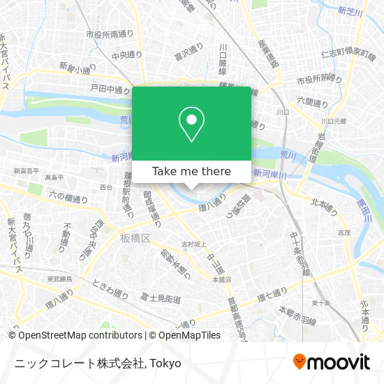 ニックコレート株式会社 map