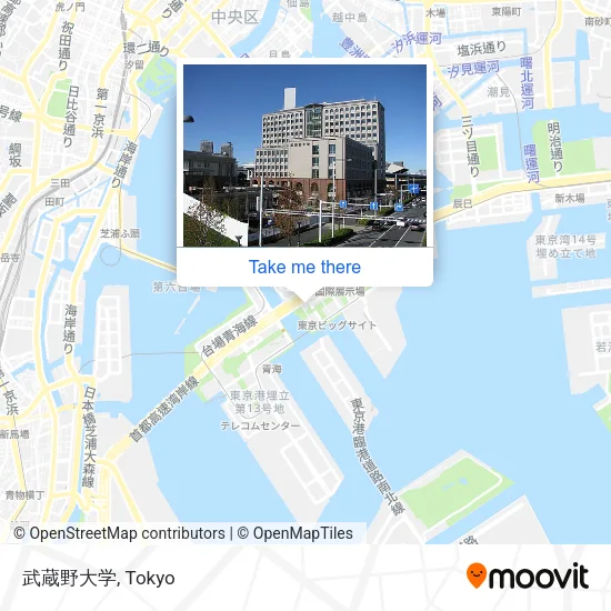 武蔵野大学 map