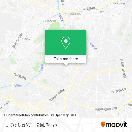 Kotehashi Dai 3-Chome Park map