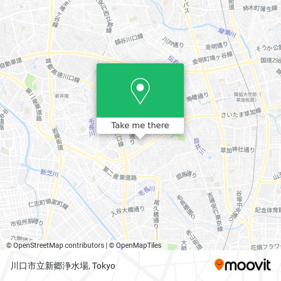 川口市立新郷浄水場 map