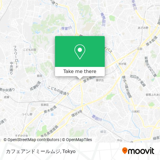 カフェアンドミールムジ map