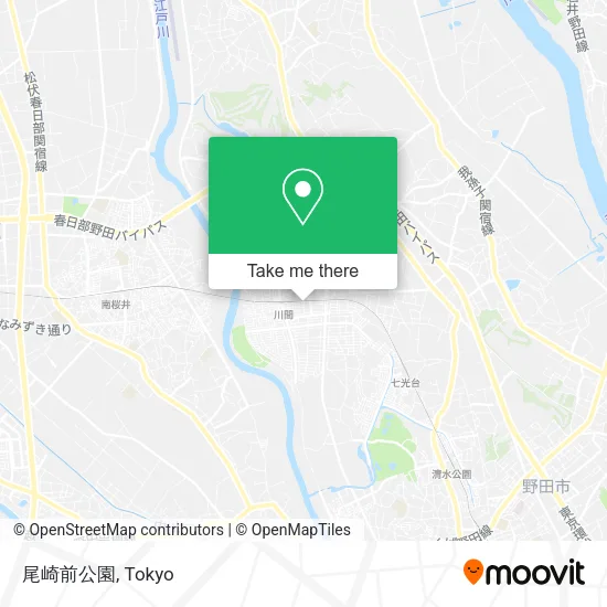 尾崎前公園 map