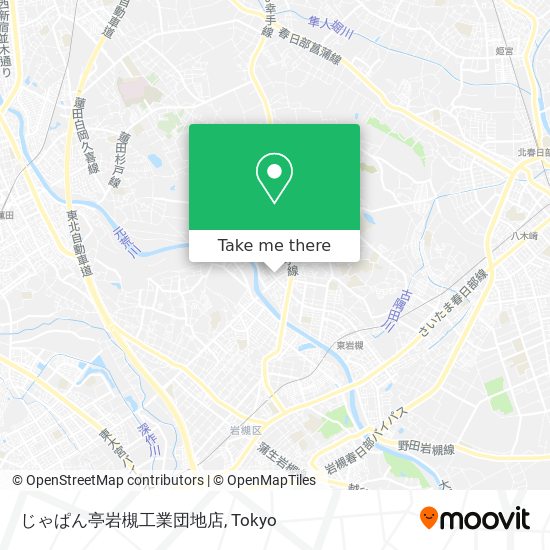 じゃぱん亭岩槻工業団地店 map