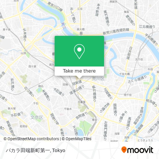 パカラ田端新町第一 map