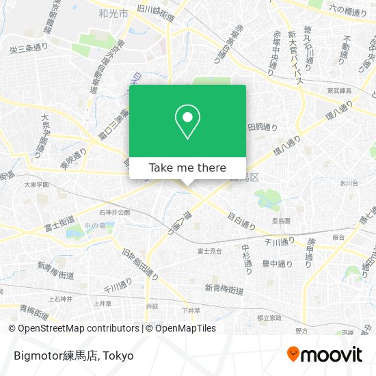 Bigmotor練馬店 map