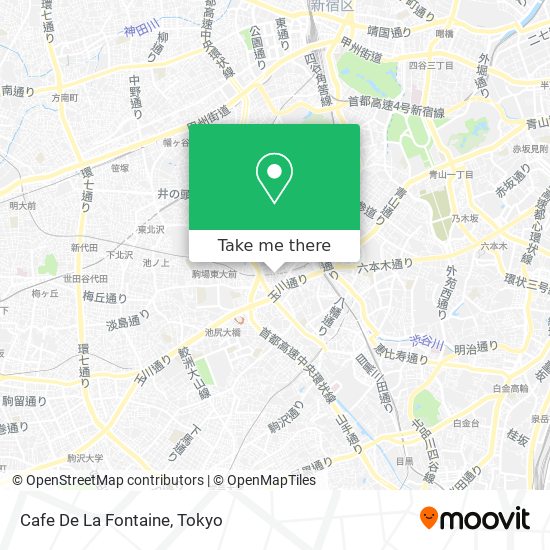 Cafe De La Fontaine map