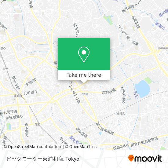 ビッグモーター東浦和店 map