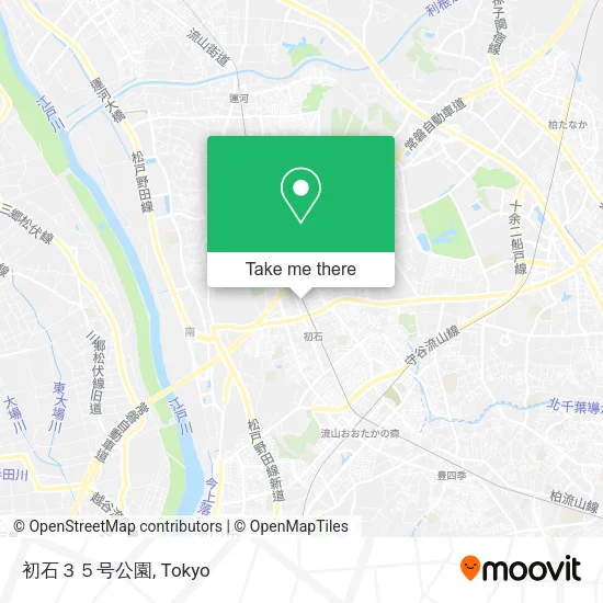 初石３５号公園 map