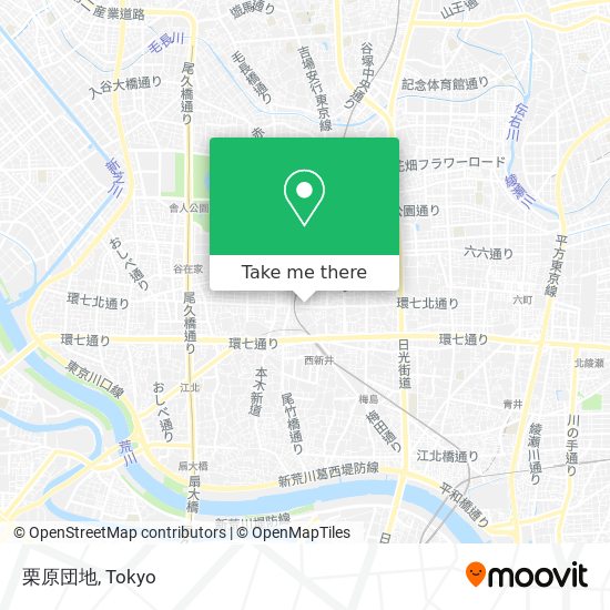 栗原団地 map