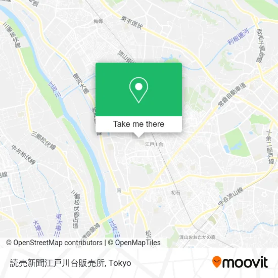 読売新聞江戸川台販売所 map