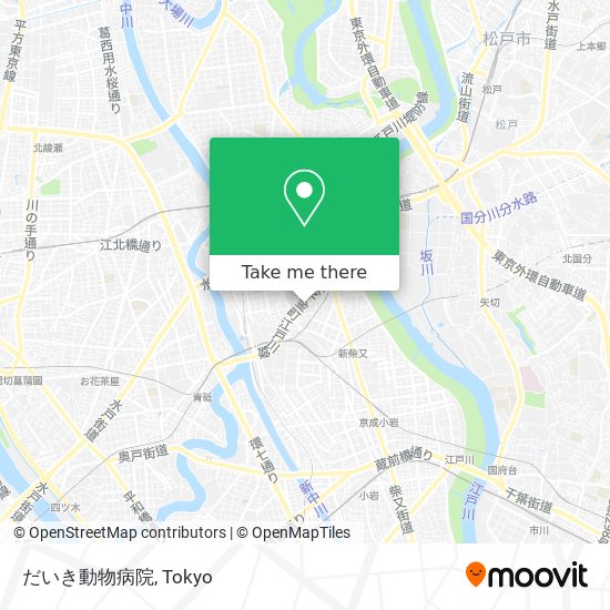 だいき動物病院 map