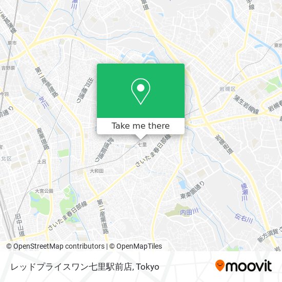 レッドプライスワン七里駅前店 map