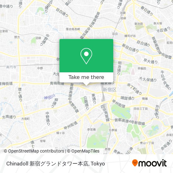Chinadoll 新宿グランドタワー本店 map