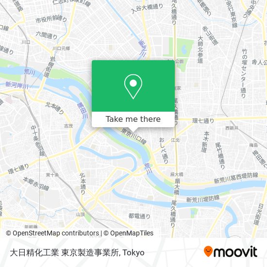 大日精化工業 東京製造事業所 map