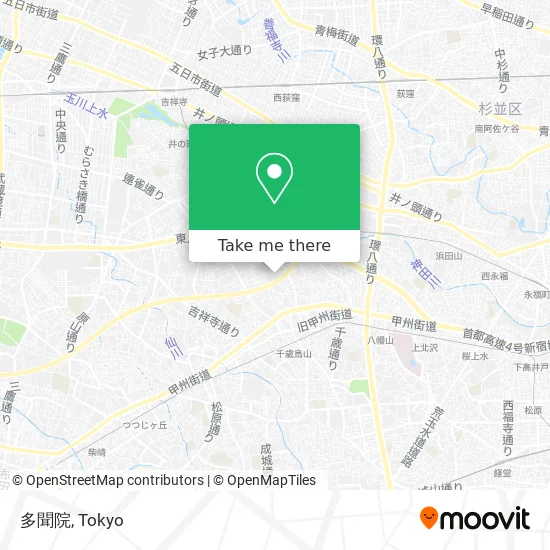 多聞院 map