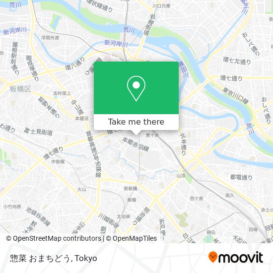 惣菜 おまちどう map