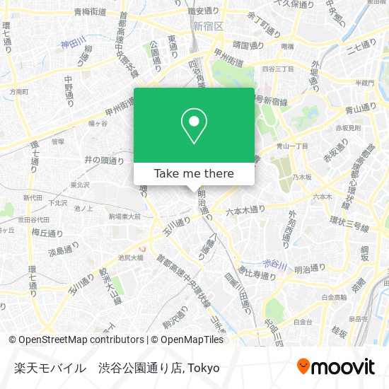 楽天モバイル　渋谷公園通り店 map