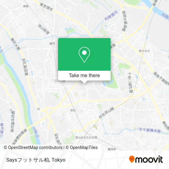 Saysフットサル柏 map