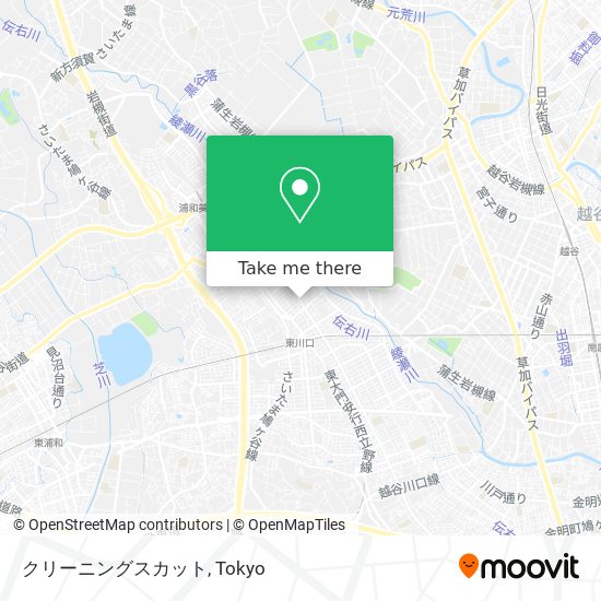 クリーニングスカット map