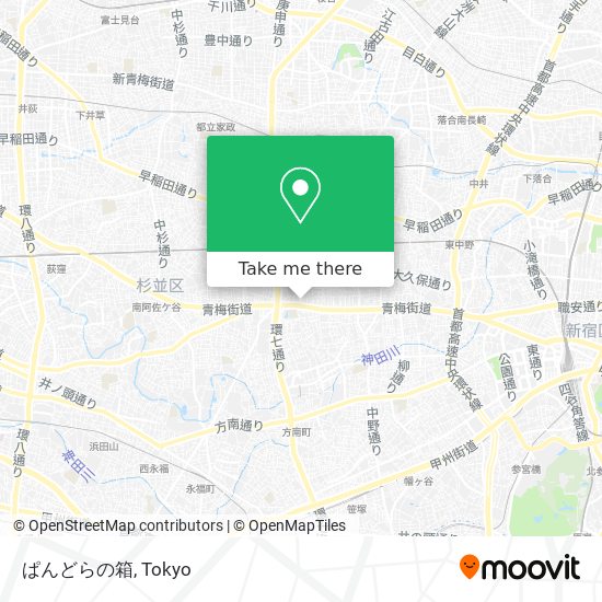 ぱんどらの箱 map