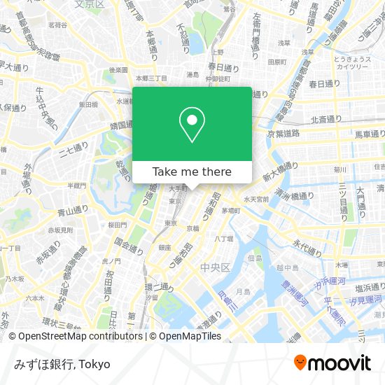 みずほ銀行 map