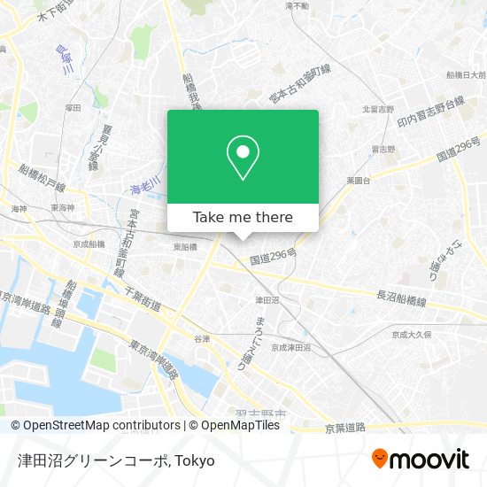 津田沼グリーンコーポ map