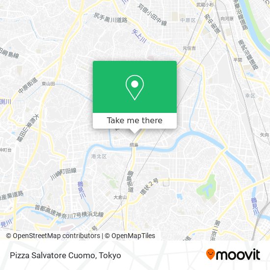 Pizza Salvatore Cuomo map